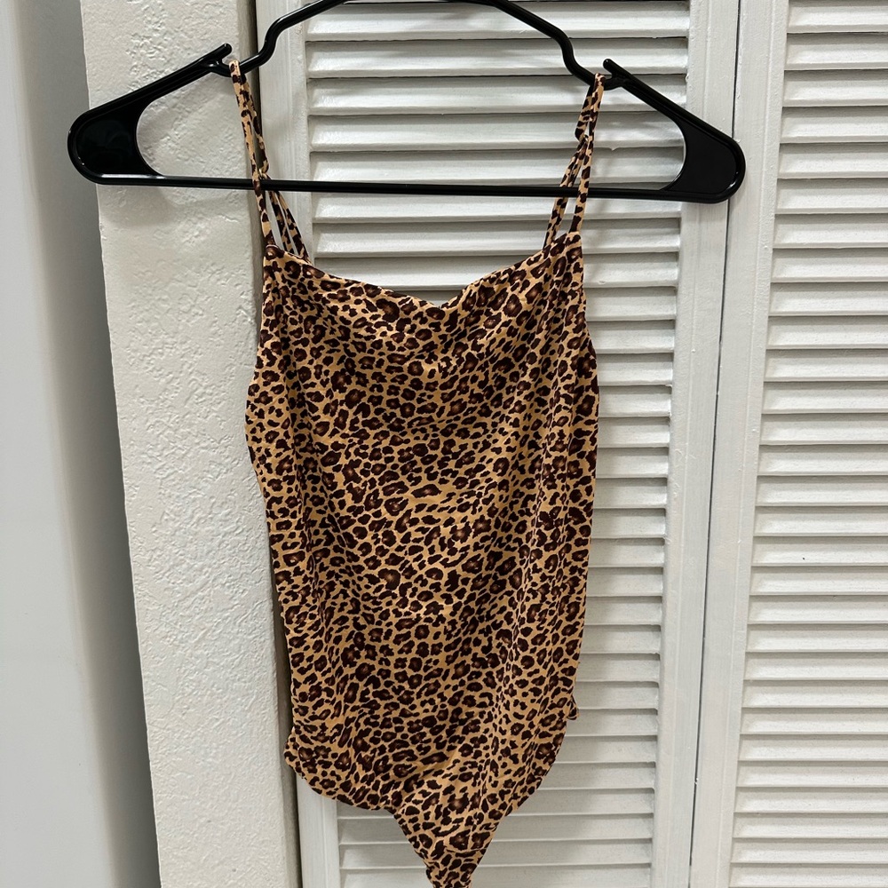 Leopard Print Swim One Piece